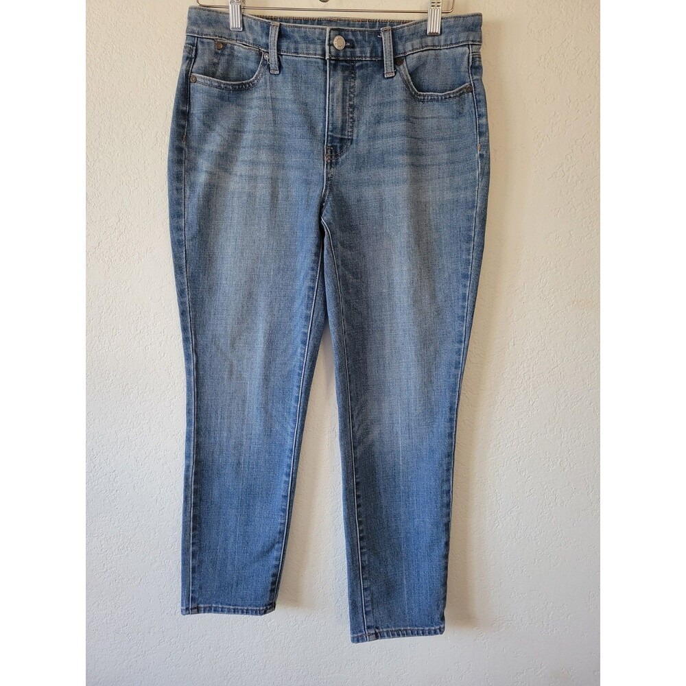 Talbots Medium Stonewash Demin Flawless Slim Ankle Jean - Size 8P